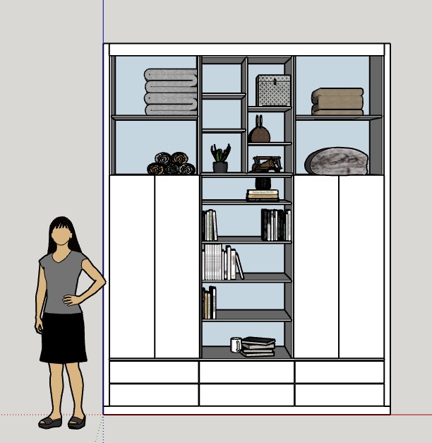 طراحی کمد دیواری